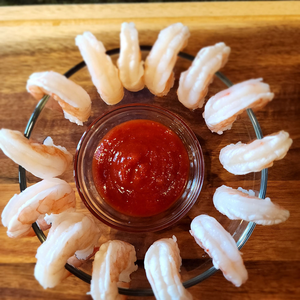 Thumbnail: Freeze Dried, Cooked, Pealed, Deveined, Tail On Shrimp