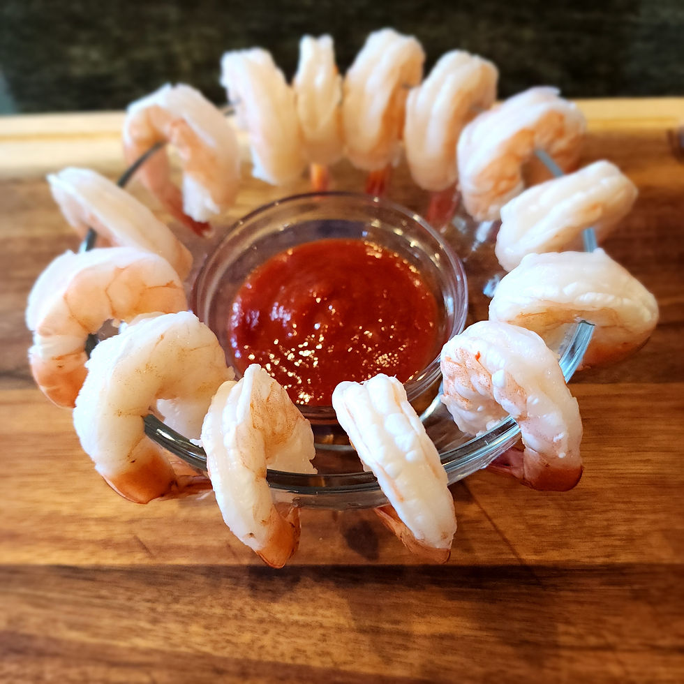 Thumbnail: Freeze Dried, Cooked, Pealed, Deveined, Tail On Shrimp