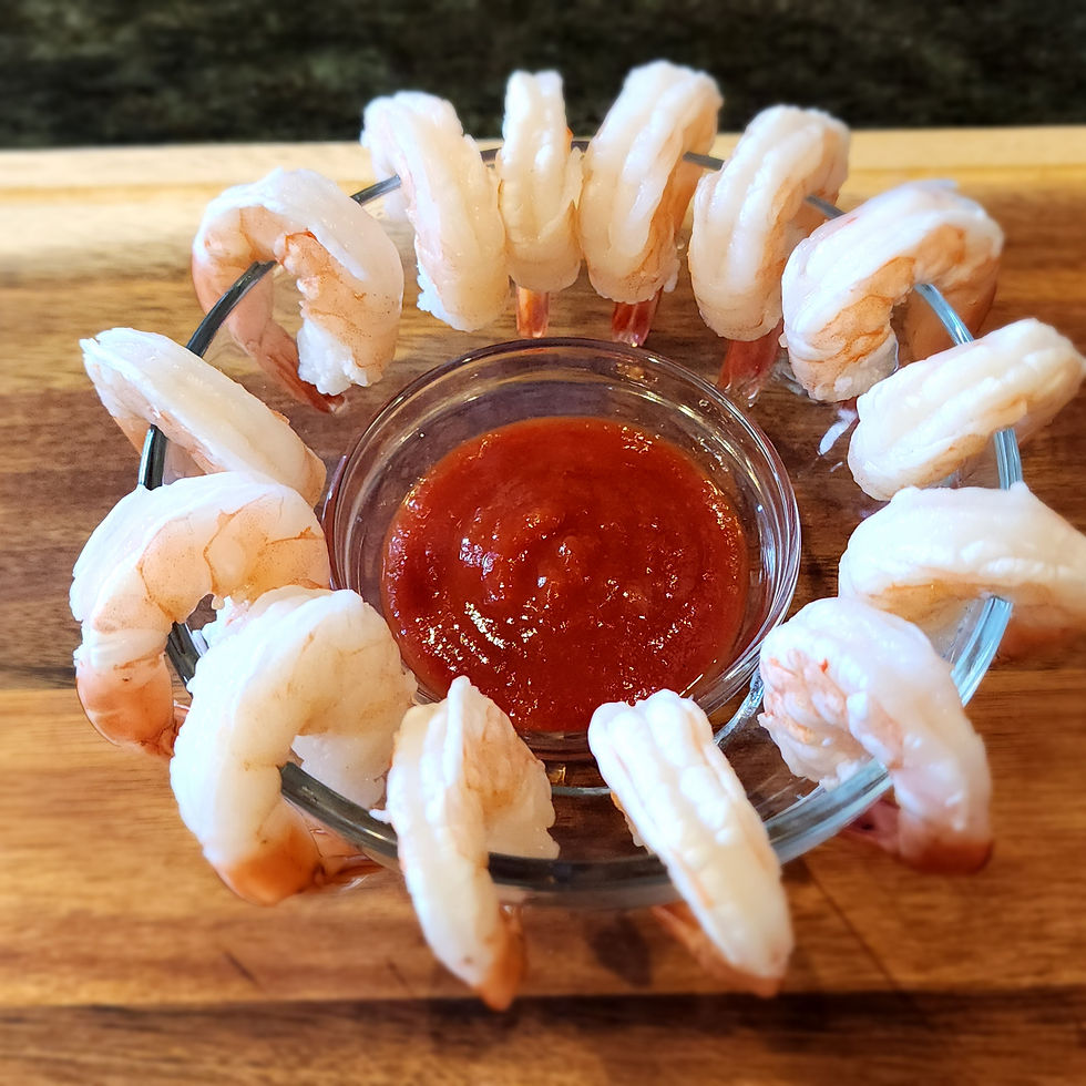 Thumbnail: Freeze Dried, Cooked, Pealed, Deveined, Tail On Shrimp