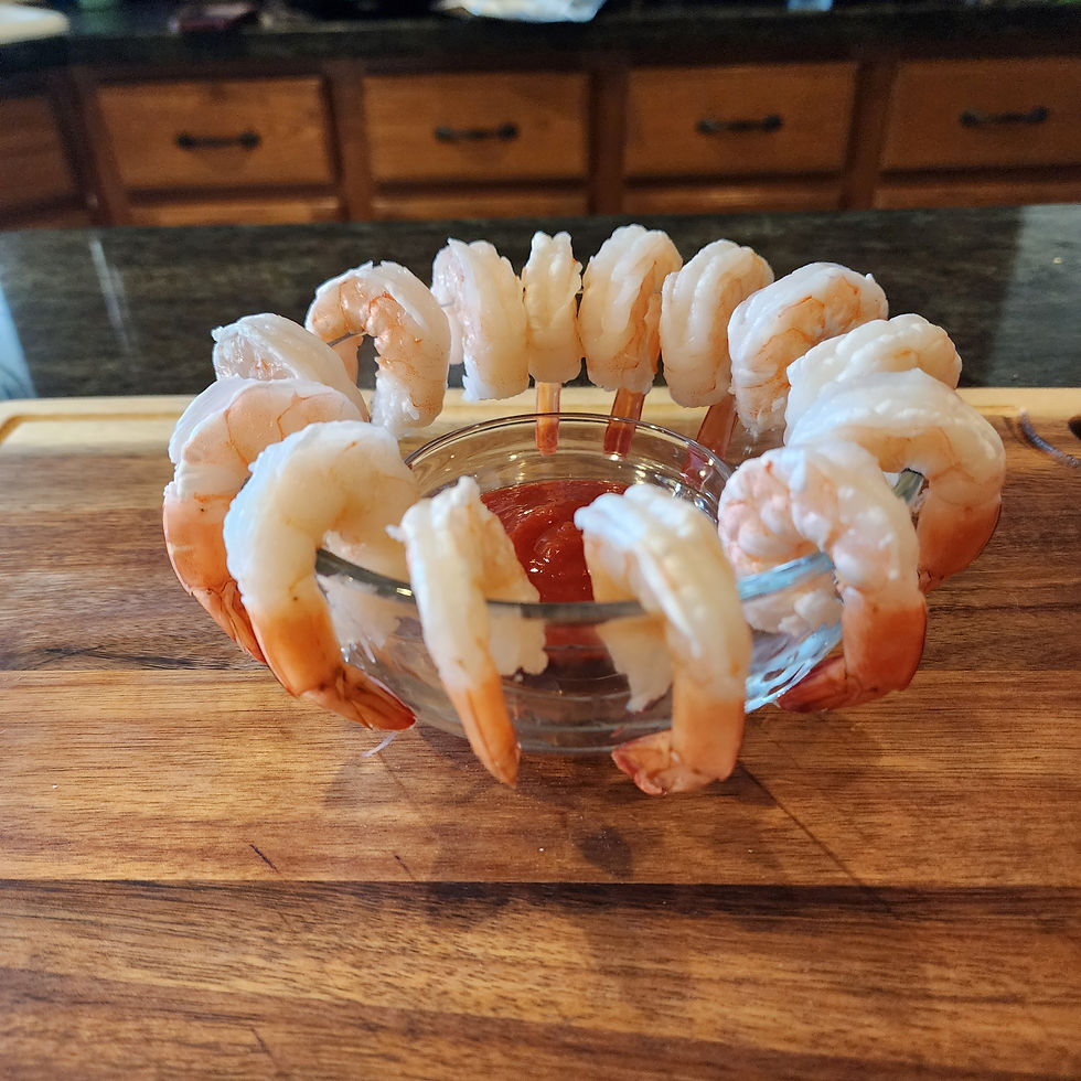 Thumbnail: Freeze Dried, Cooked, Pealed, Deveined, Tail On Shrimp