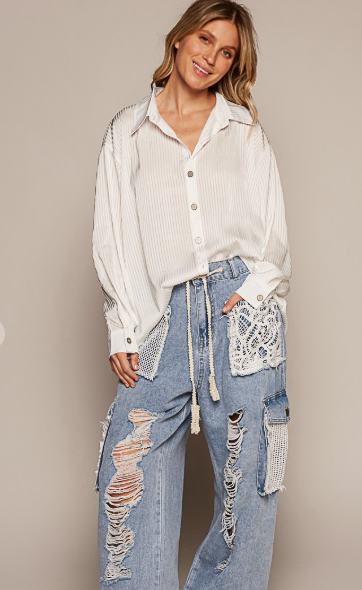 Thumbnail: Ivory Elegance Blouse