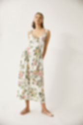 Shisha Linen Floral MaxiDress