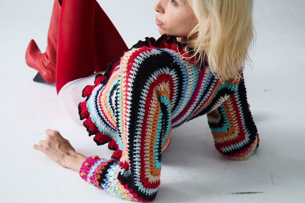 Thumbnail: Coral Crochet Cardi