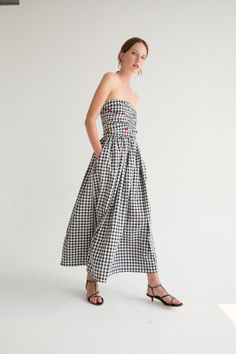 casual dress black and white White Stripe Ribbed Maxi Dress - Casual Dresses