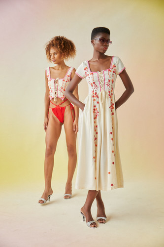 tach natalka hand embroidered dress Malaka