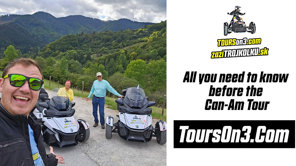 ToursOn3.com – Comprehensive Q&A Guide for Guests | Can-Am Adventure Tours in Europe | Rent Spyder