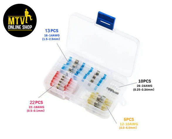 Thumbnail: Heat Shrink Waterproof SolderLess Wire Connectors