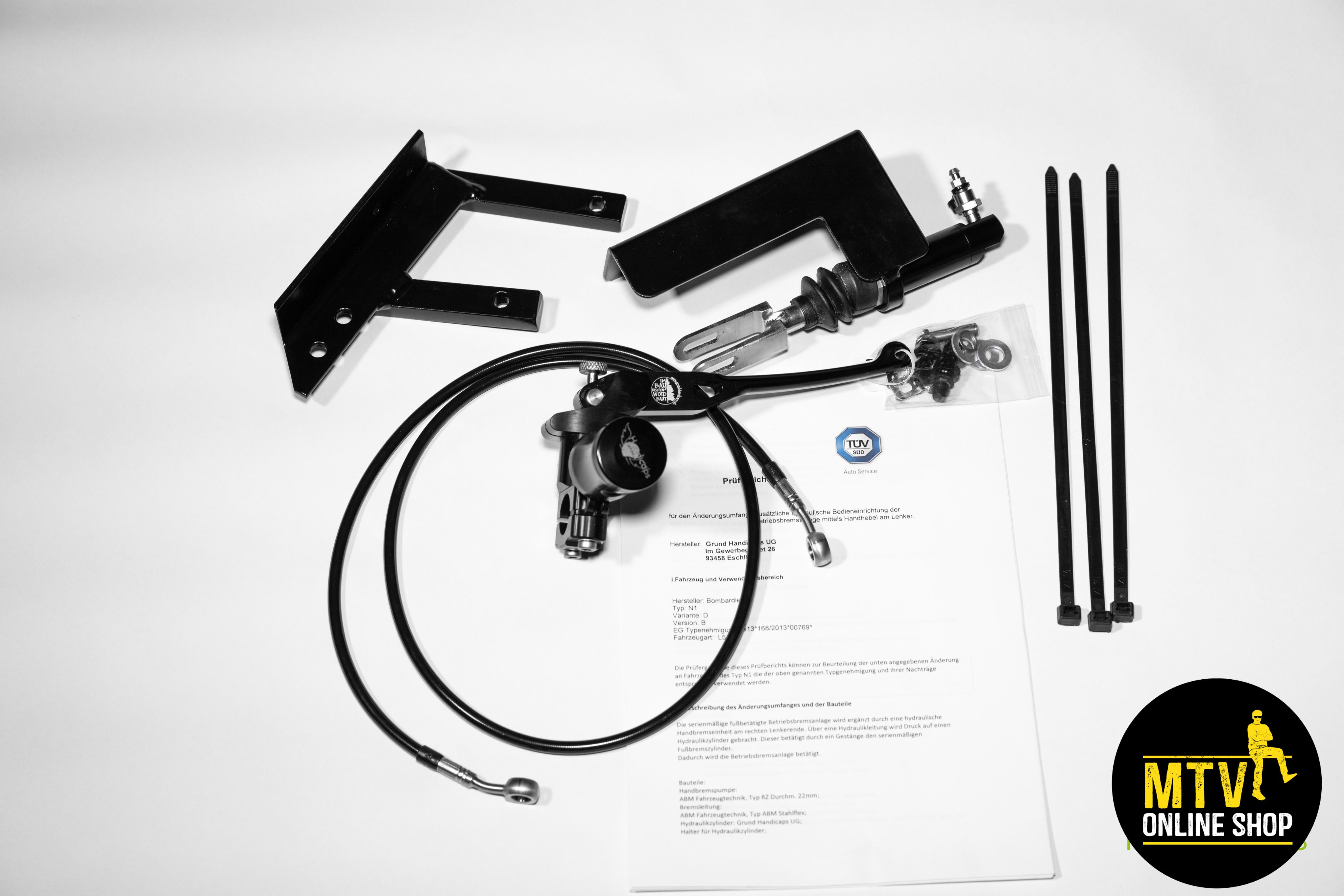 HandBrake for SPYDER RT20+ and TUV Test Report