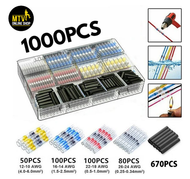 Thumbnail: Heat Shrink Waterproof SolderLess Wire Connectors
