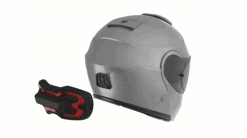 Thumbnail: Brake Free SMART Helmet Light - WHITE