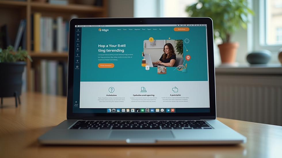 Eye-level view of a laptop showing an online learning platform