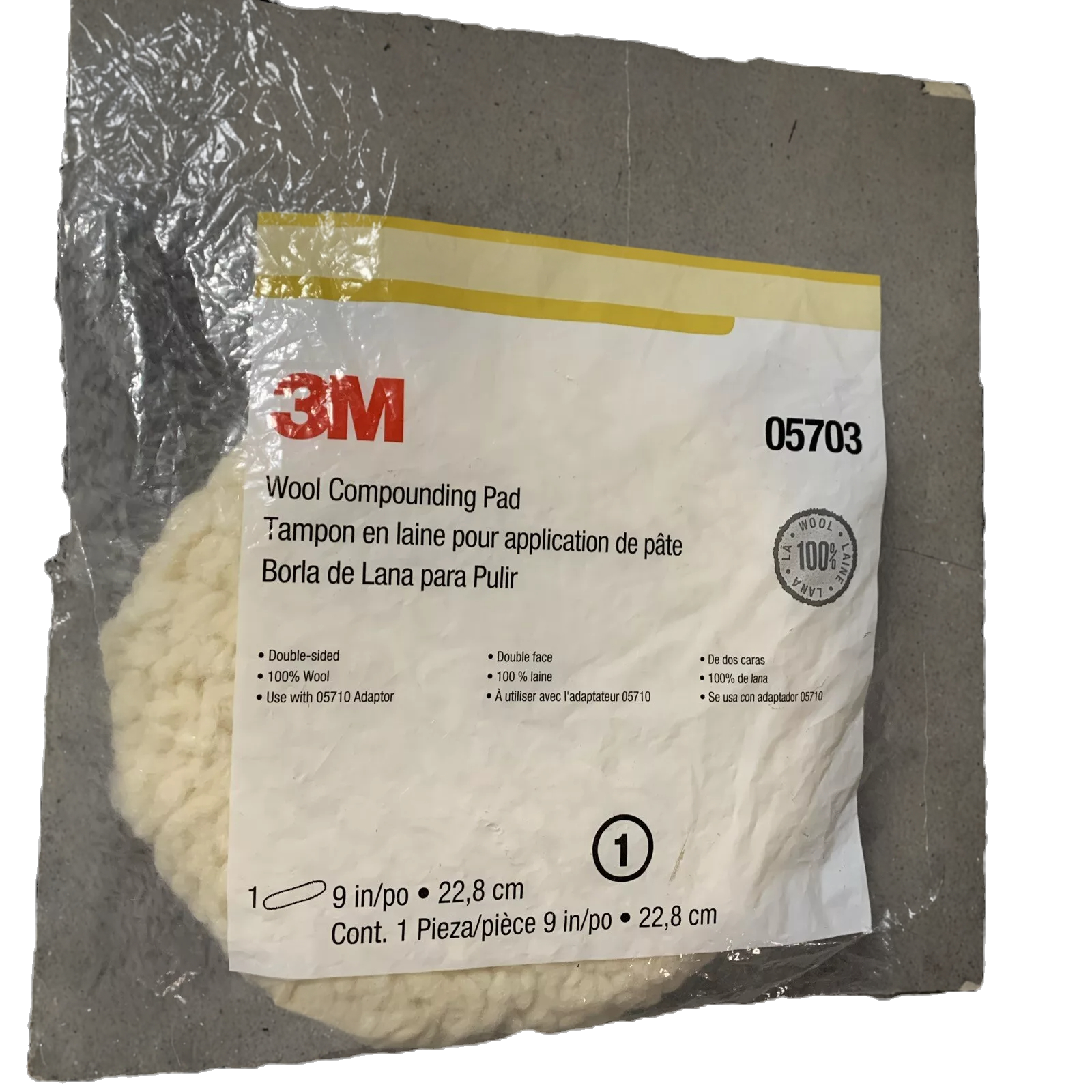 3M Superbuff Borla de Lana Doble Cara Automotriz