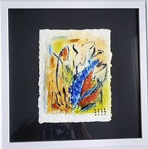 Fragments of a Vanishing Language 4 - 8x6 acrylic on wc paper-framed-2026.jpg
