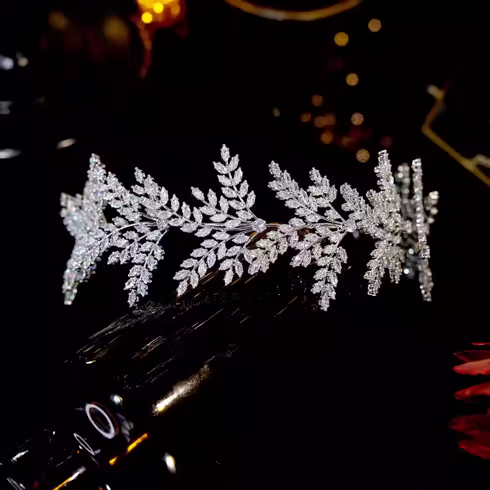 serre tête bandeau amara mariage cristaux façon diamant