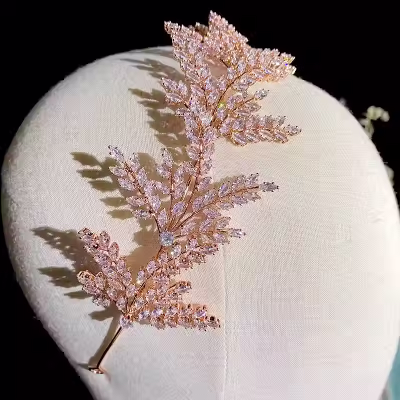 serre tête bandeau amara mariage cristaux façon diamant