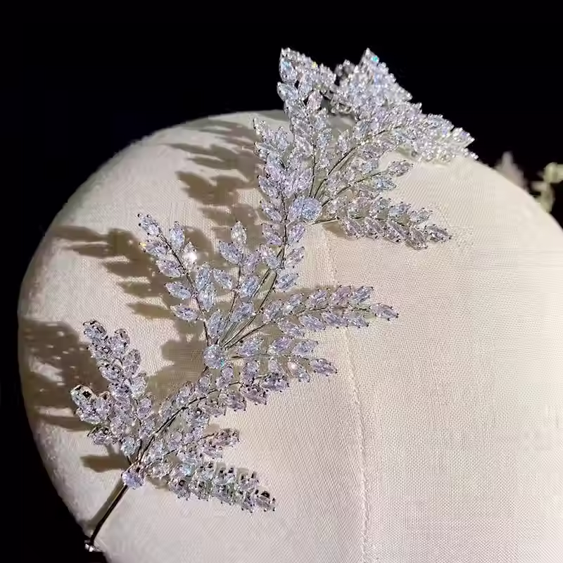 serre tête bandeau amara mariage cristaux façon diamant