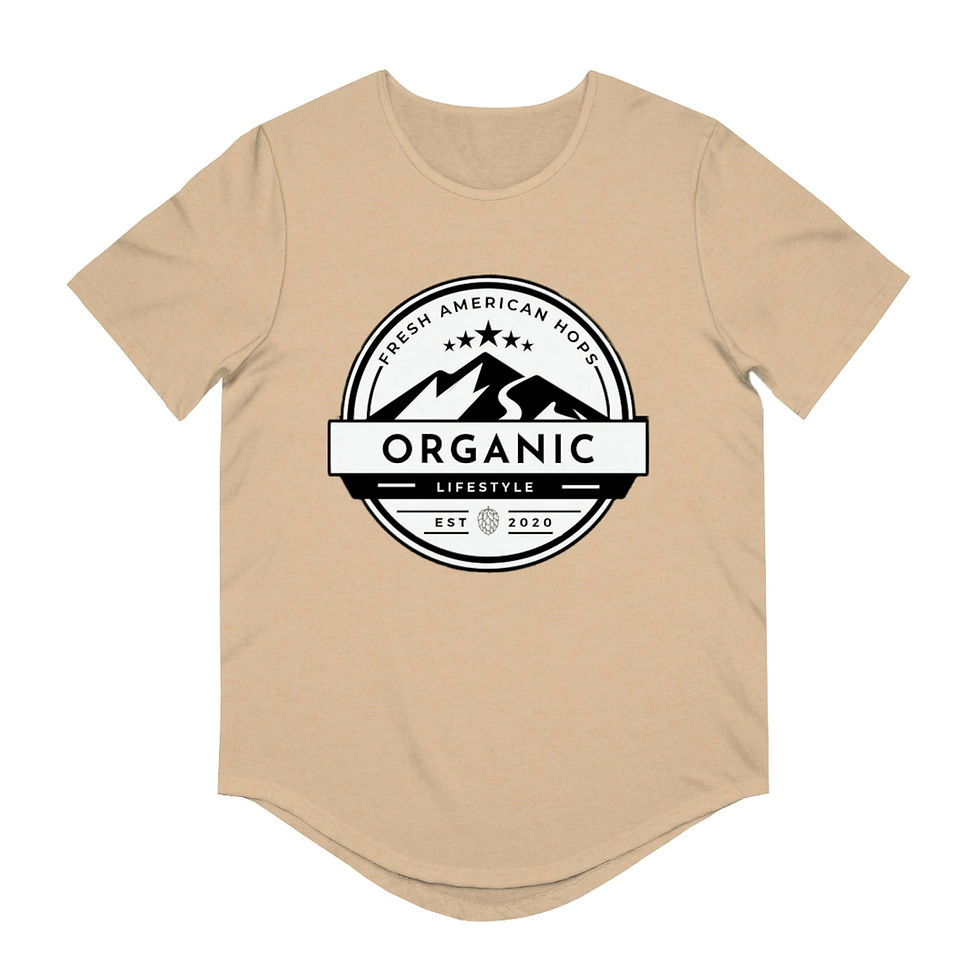 Thumbnail: Organic Lifestyle Jersey Curved Hem Tee