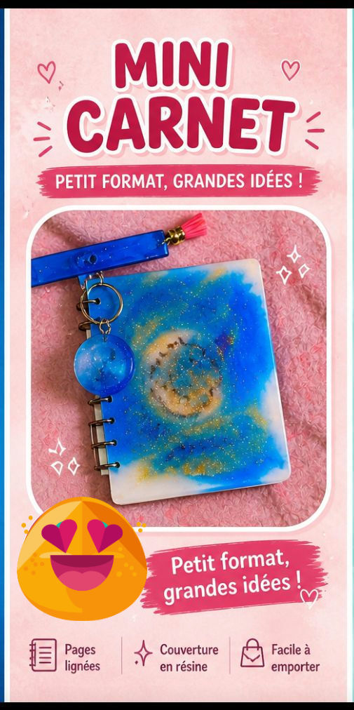 Carnet personnalisé A7
