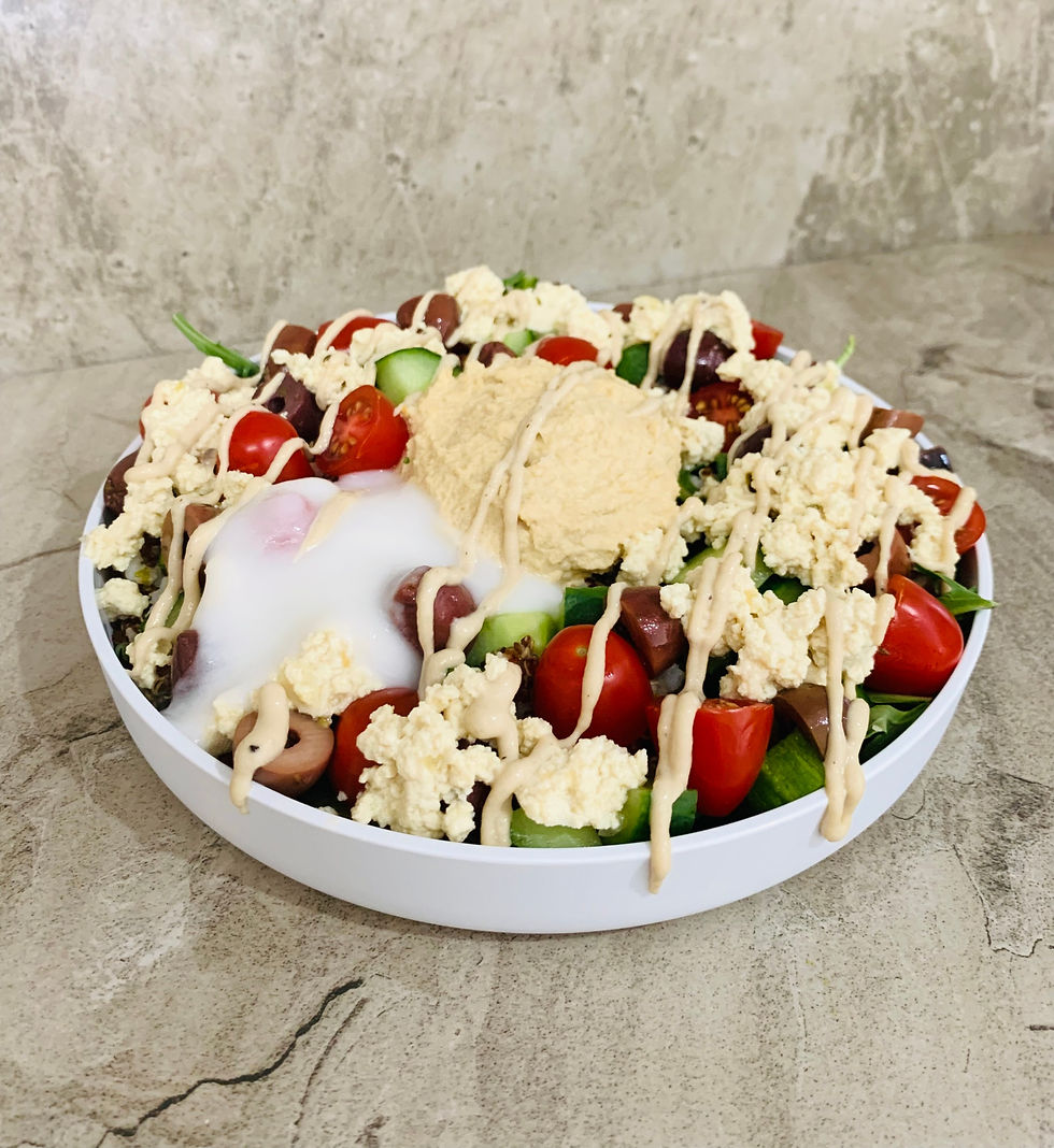 Quinoa Brown Rice Mediterranean Bowl