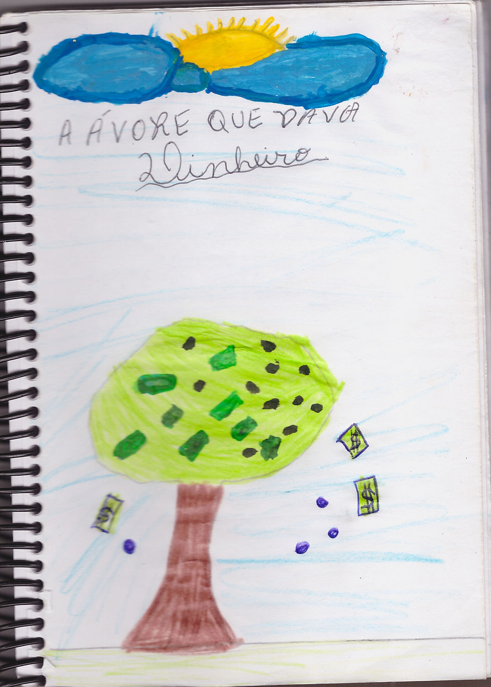 Capa de livro produzida por aluno