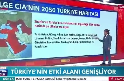 🇹🇷Turkish state TV broadcast a map for 2050: