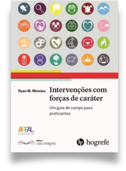 capa do livro "Intervenções com forças de caráter" de Ryan M Niemiec
