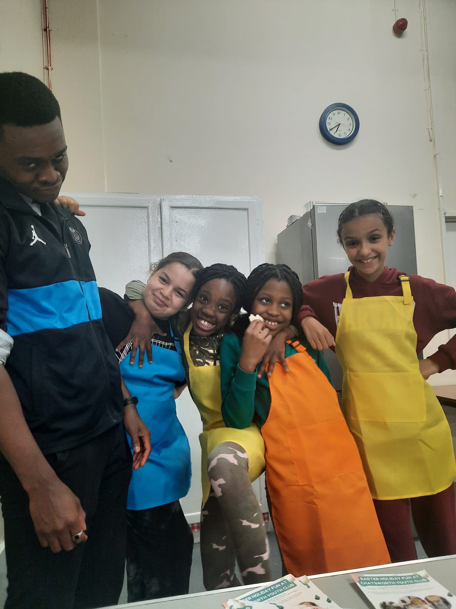 Participants learning during an NPAYOF cookery class