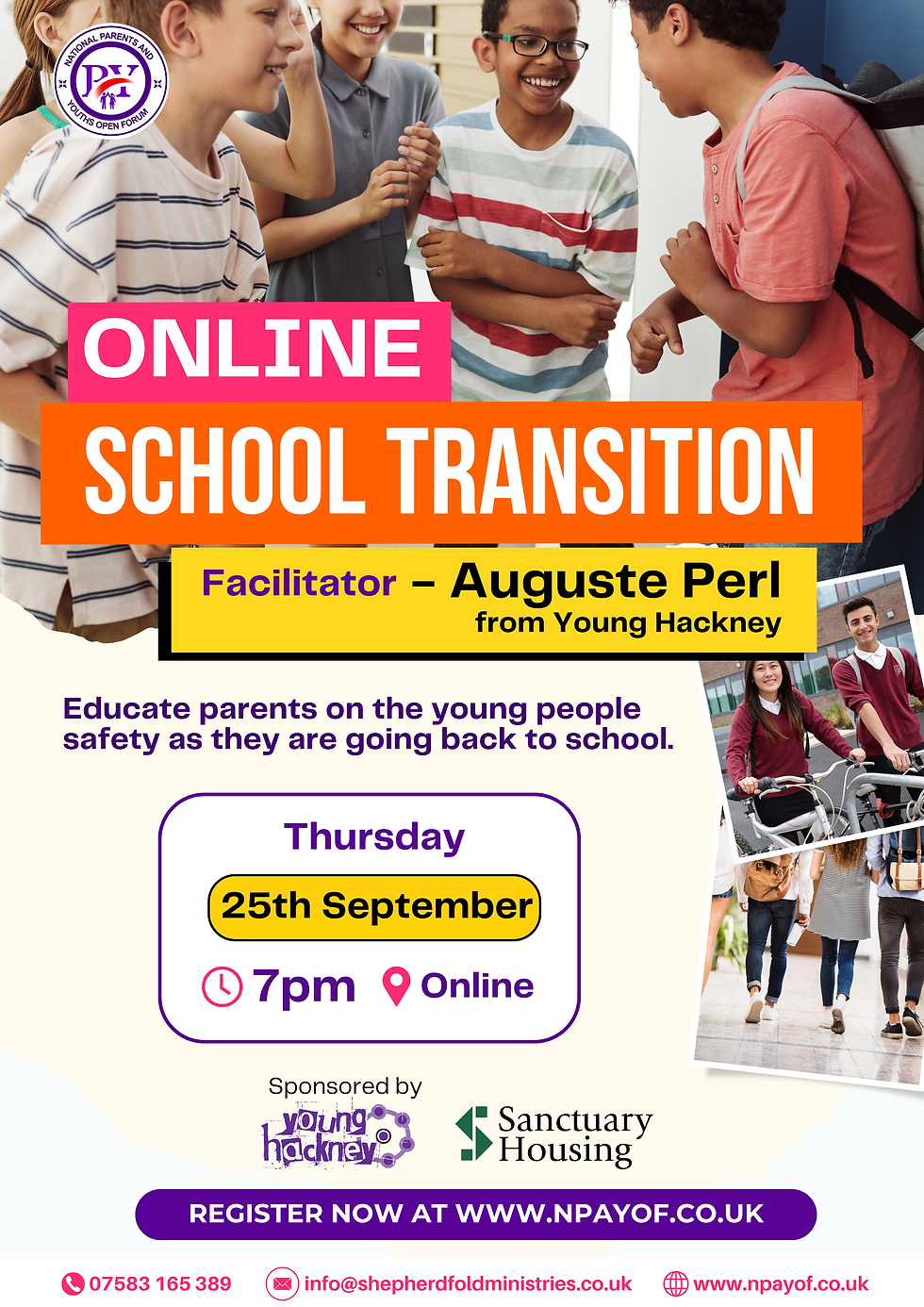 School Transition Forum.