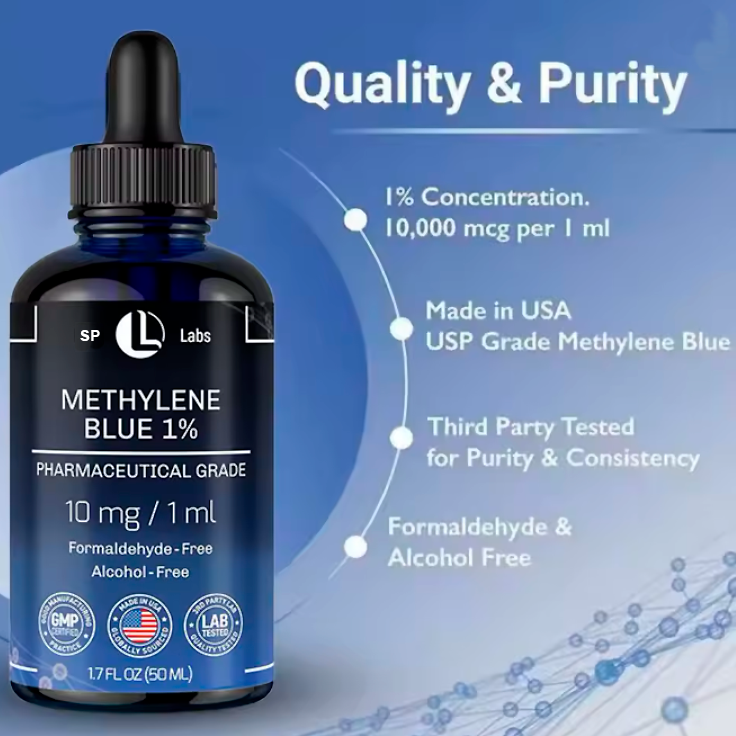 Miniatura: Methylene Blue 1% (Azul Metileno) 10mg/ml (50ml)