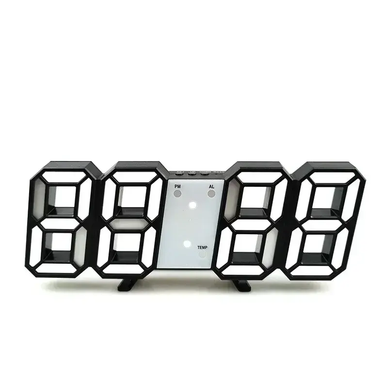 Miniatura: Descubra o relógio digital 3D LED