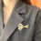 Thumbnail: Tahitian Pearl with Cubic Zirconia Gold or Silver Brooch