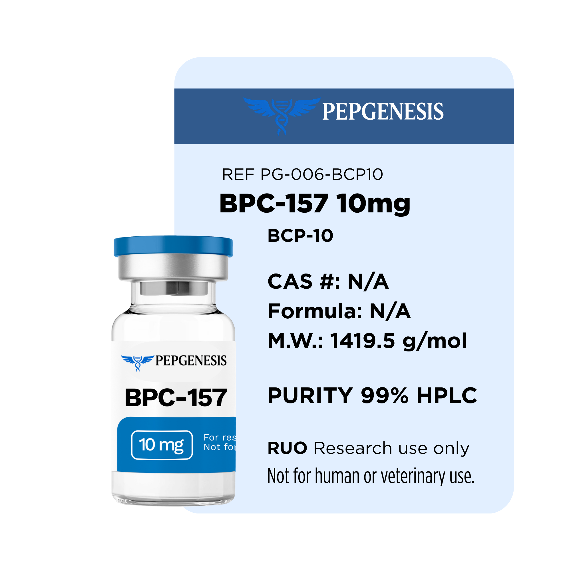BPC-157 – 10mg (Research Grade)