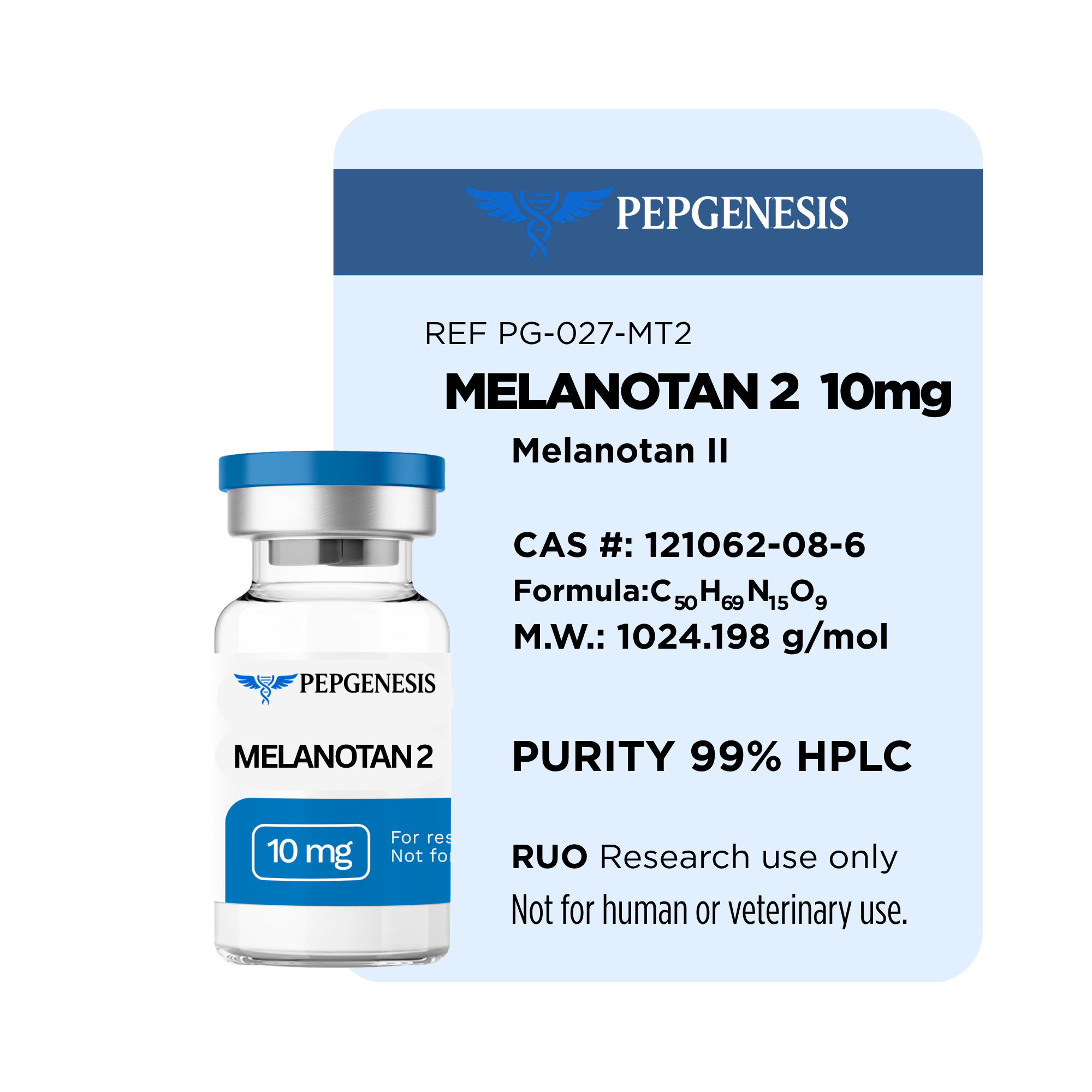 Melanotan 2 - 10mg (Research Grade)