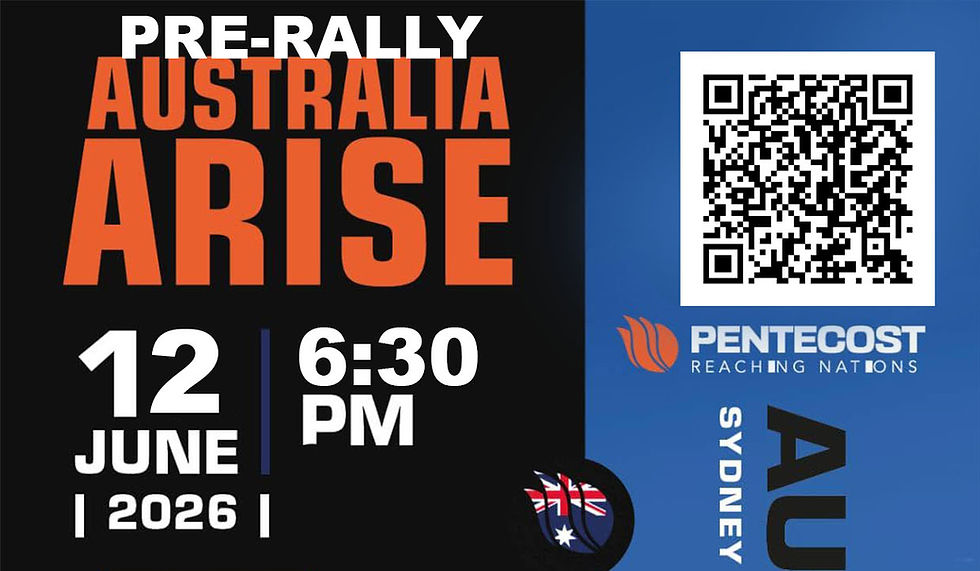 Pre-rally Australia Arise with Pastor Greg Locke