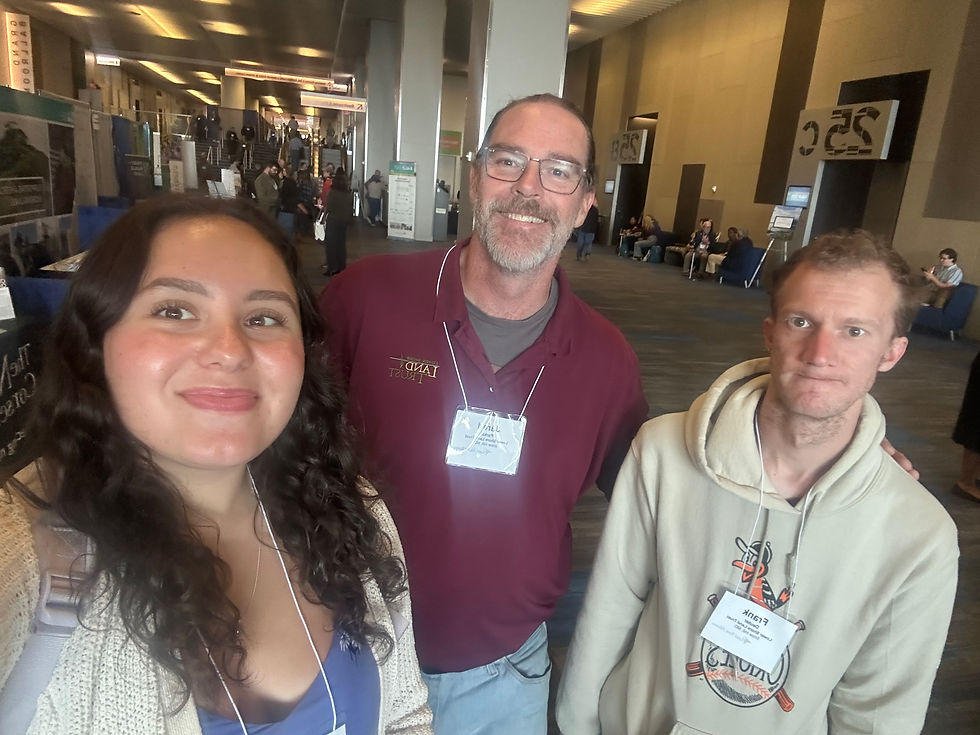 Brooke Orr, Jared Parks, and Frank Deuter during their first day of Rally 2025. PC: Brooke Orr