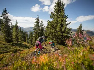BIking in Saalbach Hinterglemm in Austria