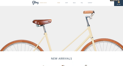 Bicycle eCommerce Website Template wix-bicycle