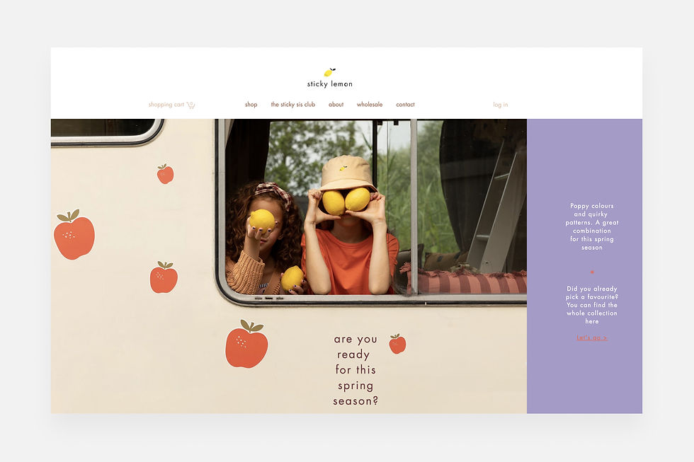 Sticky Lemon website