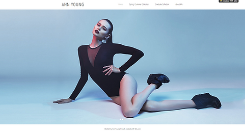 Modeling Website Template wix-minimalist