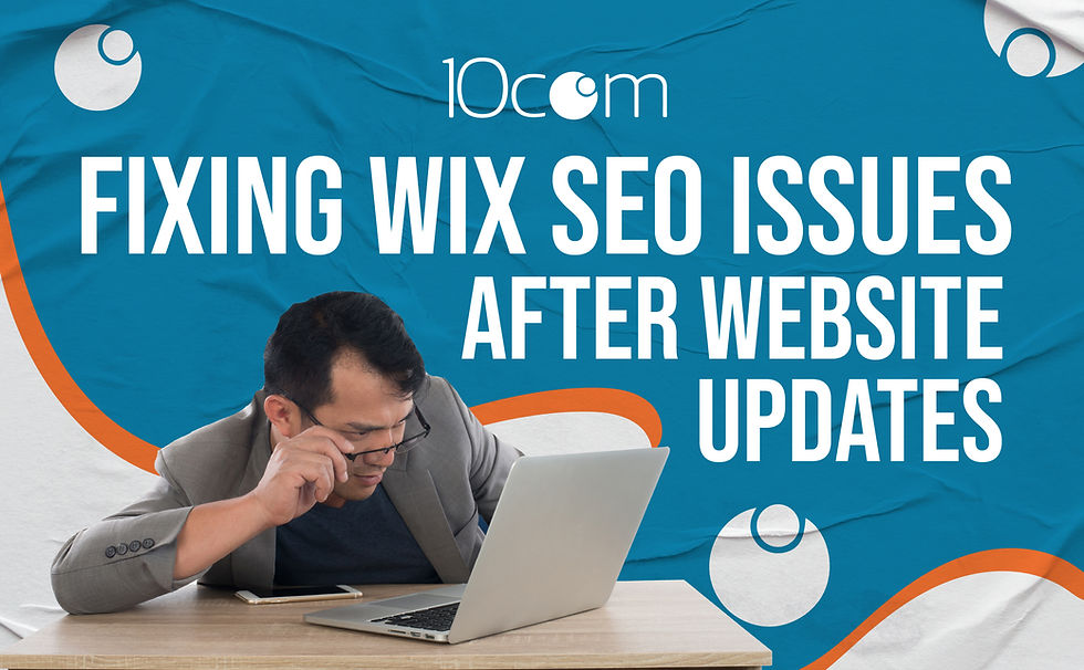 Fix Wix SEO Problems After Updates