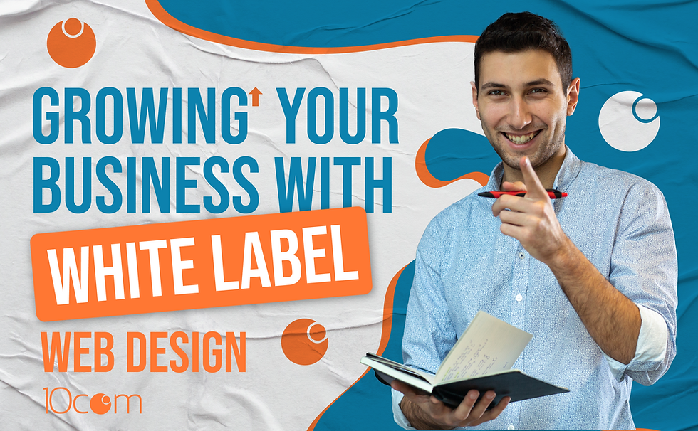 Grow your business with white label web design services from 10com, offering scalable Wix website solutions for agencies and resellers