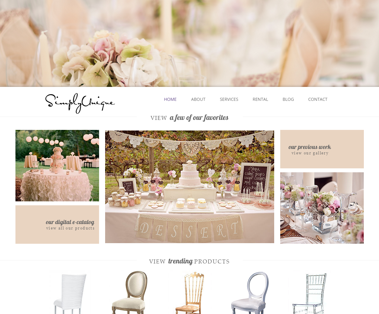 Wedding and Event Planner Website