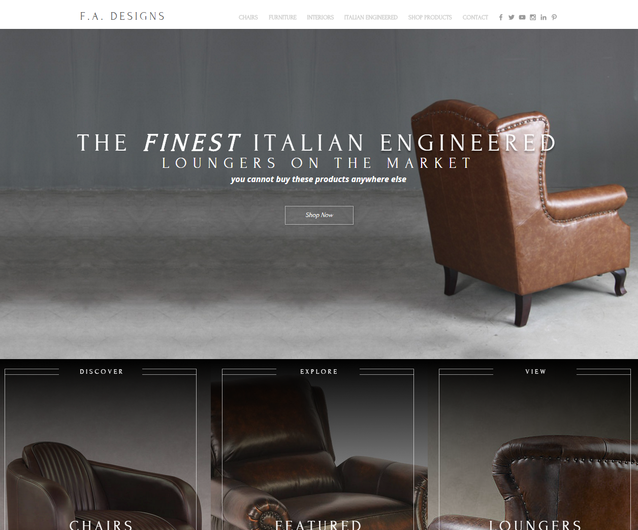 Furniture Design Website
