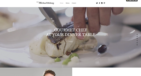 Chef Cook Website Template wix-chef