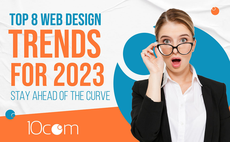 Top 8 Web Design Trends for 2023 Stay Ahead of the Curve