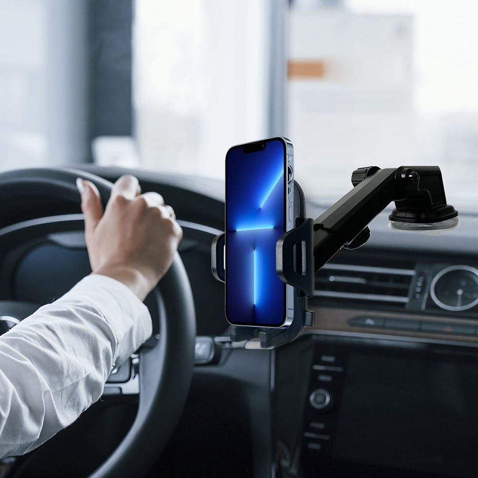 Thumbnail: Car Phone Mount Holder with Adaptable Cradle Adjustable Long Neck