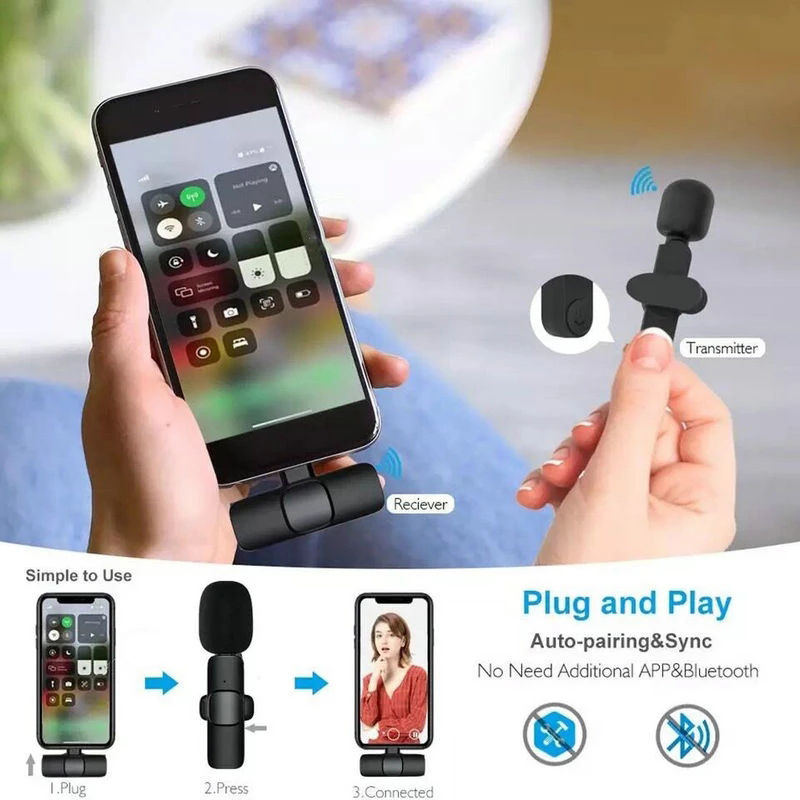Thumbnail: Portable Mini Wireless Lavalier Microphone