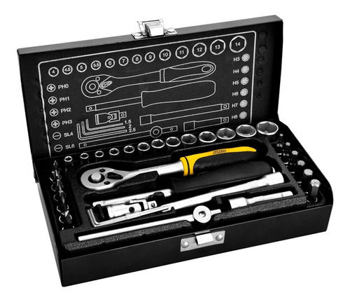 Juego de tubos y accesorios de 1/4 34 piezas