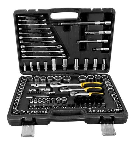 Juego bocallaves y llaves combinadas 120 piezas