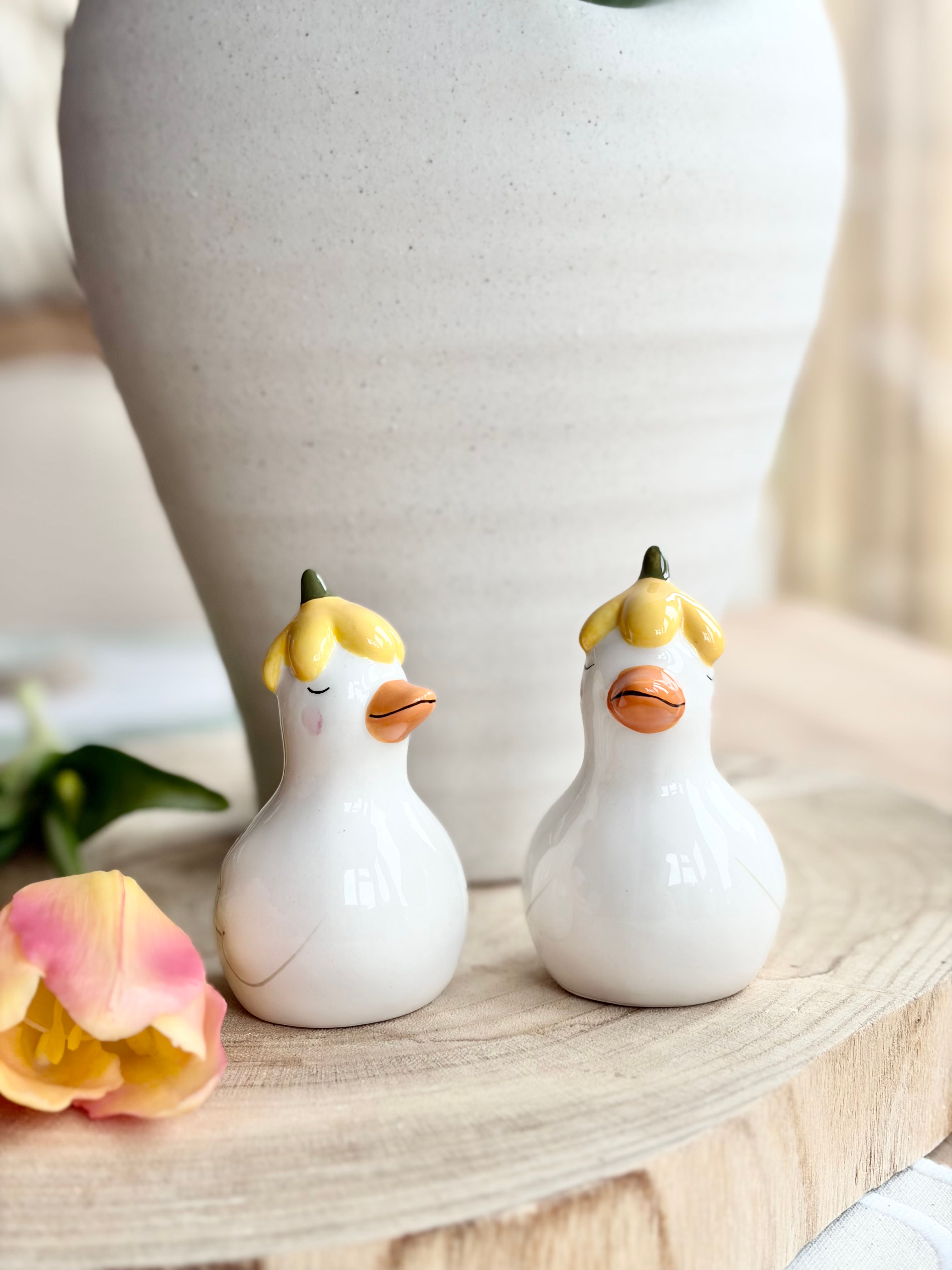 Daisy Duck Salt and Pepper Shakers